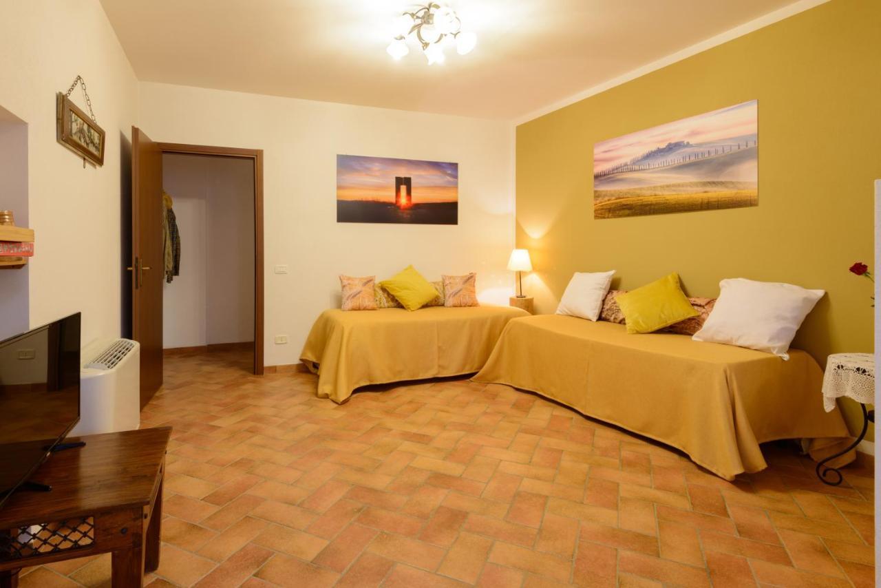 Agriturismo Le Crete - Appartamenti Asciano Luaran gambar